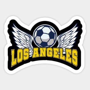 Los Angeles Soccer Sticker